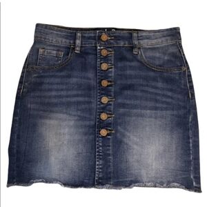 Indigo rein mini skirt